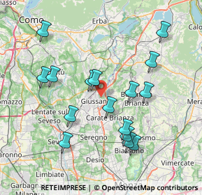 Mappa Cascina Lazzaretto, 20034 Giussano MB, Italia (7.52875)