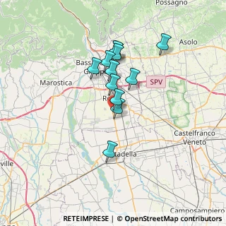 Mappa Via Cav. Via Veneto, 36027 Rosà VI, Italia (5.50583)