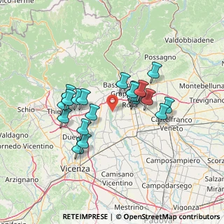 Mappa Via delle Industrie, 36060 Cartigliano VI, Italia (11.5545)