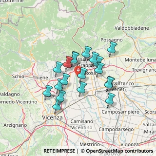 Mappa Via delle Industrie, 36060 Cartigliano VI, Italia (10.72211)