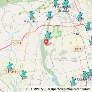 Mappa Via delle Industrie, 36060 Cartigliano VI, Italia (7.38667)