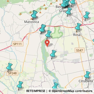 Mappa Via delle Industrie, 36060 Cartigliano VI, Italia (6.5815)