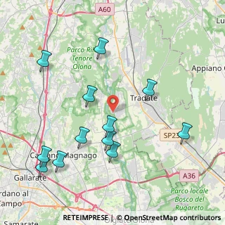 Mappa Piazza Matteotti, 21050 Lonate Ceppino VA, Italia (4.52583)