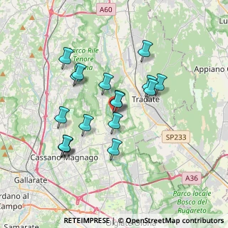 Mappa Via Taglioretti A, 21050 Lonate Ceppino VA, Italia (3.21941)