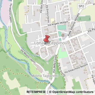 Mappa Via Taglioretti A, 2, 21050 Lonate Ceppino, Varese (Lombardia)