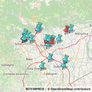 Mappa 36030 Thiene VI, Italia (6.306)