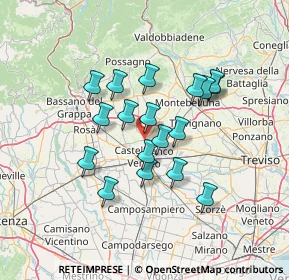 Mappa 31039 Vallà TV, Italia (11.19056)