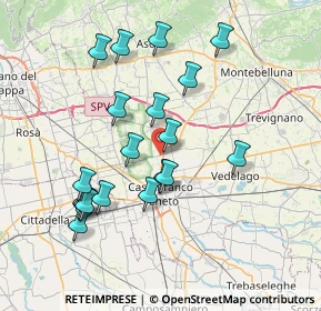 Mappa 31039 Vallà TV, Italia (7.28421)
