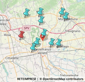 Mappa 31039 Vallà TV, Italia (6.76545)