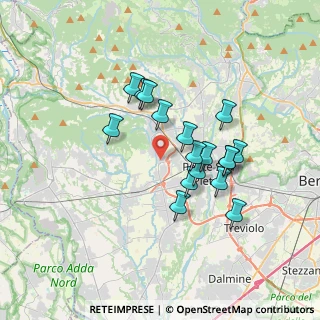 Mappa Via Enrico Fermi, 24030 Mapello BG, Italia (2.96235)
