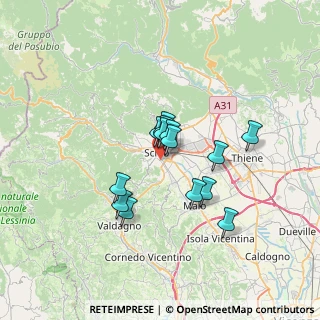 Mappa Via Varese, 36015 Schio VI, Italia (4.94857)