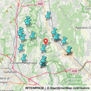 Mappa Via Gerolamo, 21050 Lonate Ceppino VA, Italia (3.963)