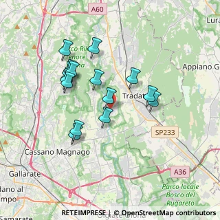 Mappa Via Gerolamo, 21050 Lonate Ceppino VA, Italia (3.30375)