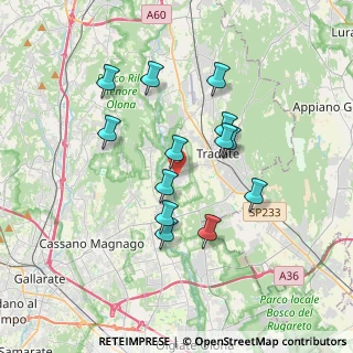 Mappa Via Gerolamo, 21050 Lonate Ceppino VA, Italia (3.14462)