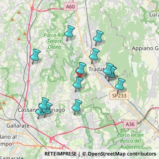 Mappa Via Gerolamo, 21050 Lonate Ceppino VA, Italia (3.70571)