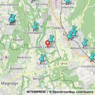 Mappa Via Gerolamo, 21050 Lonate Ceppino VA, Italia (2.92538)