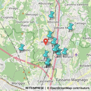 Mappa Via L. Da Vinci, 21040 Jerago Con Orago VA, Italia (1.65833)