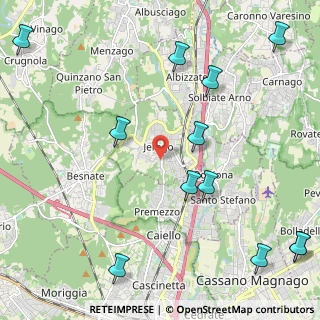 Mappa Via L. Da Vinci, 21040 Jerago Con Orago VA, Italia (2.91)