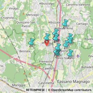 Mappa Via L. Da Vinci, 21040 Jerago Con Orago VA, Italia (1.41308)