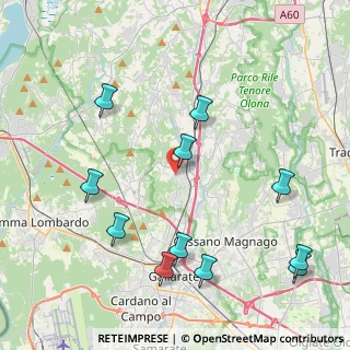 Mappa Via L. Da Vinci, 21040 Jerago Con Orago VA, Italia (4.81545)