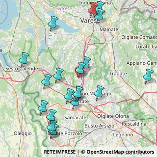 Mappa Via L. Da Vinci, 21040 Jerago Con Orago VA, Italia (9.4995)