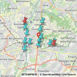 Mappa SP della Valle Brembana KM 5 0000, 24030 Mozzo BG, Italia (1.42929)