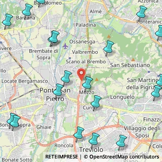 Mappa SP della Valle Brembana KM 5 0000, 24030 Mozzo BG, Italia (3.28579)