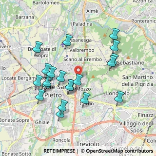 Mappa SP della Valle Brembana KM 5 0000, 24030 Mozzo BG, Italia (1.9175)