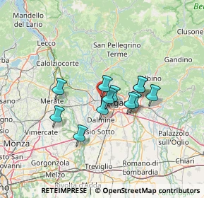 Mappa Strada Provinciale della Valle Brembana KM 5 0000, 24035 Mozzo BG, Italia (9.61083)