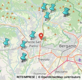 Mappa SP della Valle Brembana KM 5 0000, 24030 Mozzo BG, Italia (5.7625)