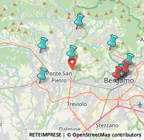 Mappa Strada Provinciale della Valle Brembana KM 5 0000, 24035 Mozzo BG, Italia (4.45182)