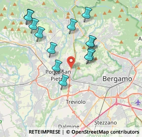 Mappa SP della Valle Brembana KM 5 0000, 24030 Mozzo BG, Italia (3.76462)