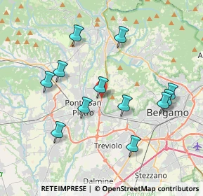 Mappa Strada Provinciale della Valle Brembana KM 5 0000, 24035 Mozzo BG, Italia (3.79583)