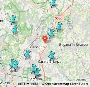 Mappa Via Tonale, 20833 Giussano MB, Italia (5.20167)