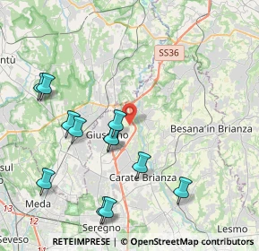 Mappa Via Tonale, 20833 Giussano MB, Italia (4.33)