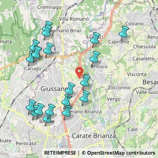 Mappa Via Tonale, 20833 Giussano MB, Italia (2.4)