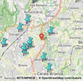 Mappa Via Tonale, 20833 Giussano MB, Italia (2.60357)