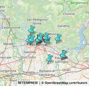 Mappa Via G. Falcone P. Borsellino, 24066 Pedrengo BG, Italia (8.72231)