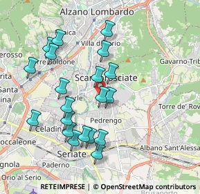 Mappa Via G. Falcone P. Borsellino, 24066 Pedrengo BG, Italia (1.861)