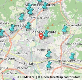 Mappa Via G. Falcone P. Borsellino, 24066 Pedrengo BG, Italia (2.53154)