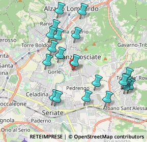 Mappa Via G. Falcone P. Borsellino, 24066 Pedrengo BG, Italia (2.0625)