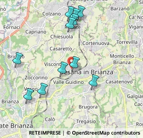 Mappa Via Mantovani, 20045 Besana In Brianza MB, Italia (2.06273)