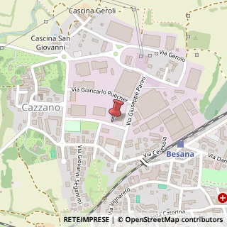 Mappa Via Mantovani, 4, 20045 Besana in Brianza, Monza e Brianza (Lombardia)