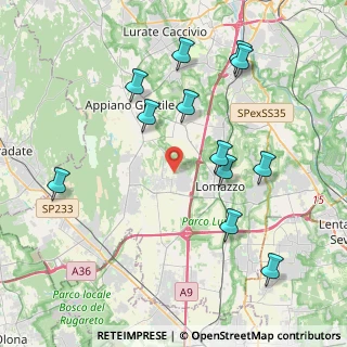 Mappa Via Guglielmo Marconi, 22070 Fenegrò CO, Italia (4.29583)