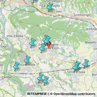 Mappa Via Gerole, 24039 Sotto il Monte Giovanni XXIII BG, Italia (2.53538)