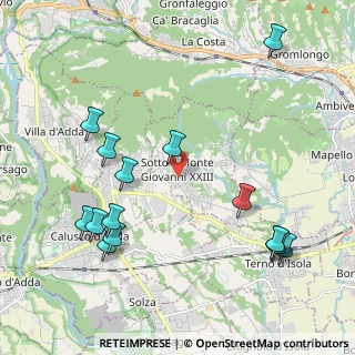 Mappa Via Gerole, 24039 Sotto il Monte Giovanni XXIII BG, Italia (2.43133)