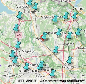 Mappa Piazza Unità d'Italia, 21049 Tradate VA, Italia (10.323)