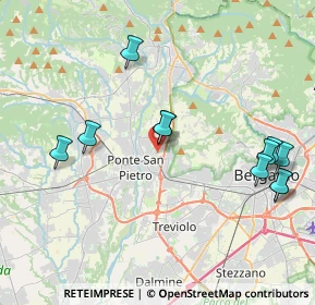 Mappa Via G. Miglio, 24030 Mozzo BG, Italia (4.35182)