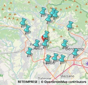 Mappa Via G. Miglio, 24030 Mozzo BG, Italia (3.68313)
