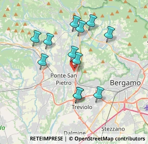 Mappa Via G. Miglio, 24030 Mozzo BG, Italia (3.42333)